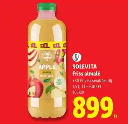 Lidl Solevita friss almálé ajánlat