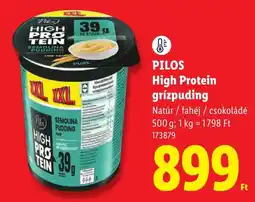 Lidl Pilos high protein grízpuding ajánlat