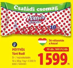Lidl Pöttys Túró Rudi ajánlat