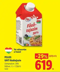 Lidl Pilos uht fozotejszin ajánlat