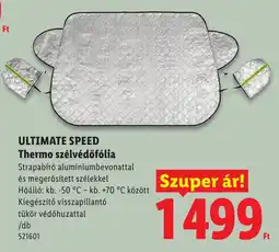 Lidl Ultimate speed thermo szélvédőfólia ajánlat