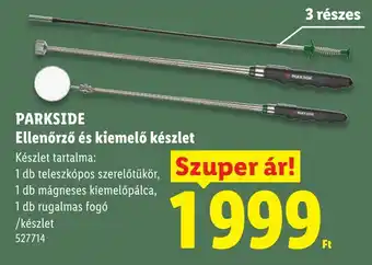 Parkside ellenőrző és kiemelő készlet