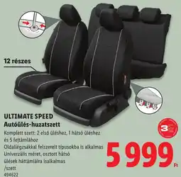 Lidl Ultimate speed autóülés-huzatszett ajánlat
