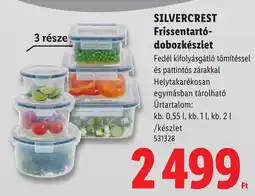Lidl Silvercrest frissentartó-dobozkészlet ajánlat