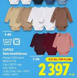 Lidl Lupilu baba kombidressz ajánlat