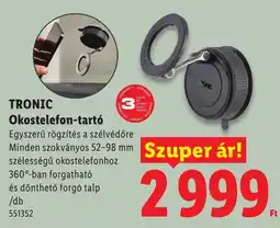 Lidl Tronic okostelefon-tartó ajánlat