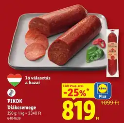 Lidl Pikok diákcsemege ajánlat