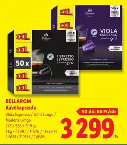 Lidl Bellarom kávékapszula ajánlat