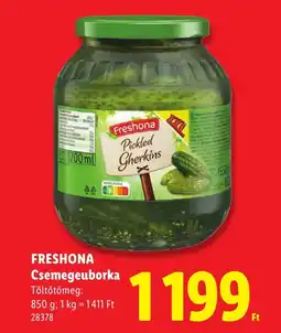 Lidl Freshona csemegeuborka ajánlat