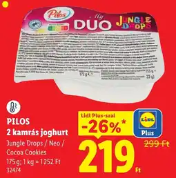 Lidl Pilos 2 kamrás joghurt ajánlat