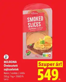 Lidl Milbona ömlesztett sajtszeletek ajánlat