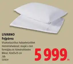 Lidl Livarno fejpárna ajánlat