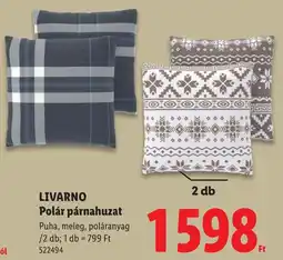 Lidl Livarono polár párnahuzat ajánlat