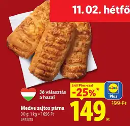 Lidl Medve sajtos párna ajánlat