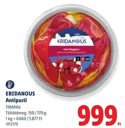 Lidl Eridanous antipasti ajánlat