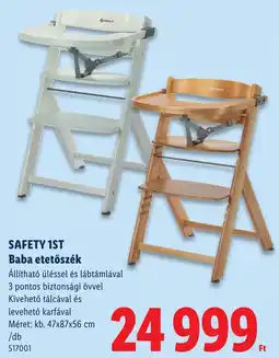 Lidl Safety 1st baba etetőszék ajánlat