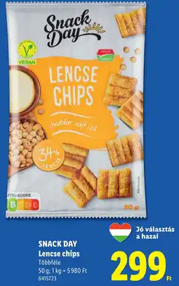 Lidl Snack Day Lencse chips ajánlat