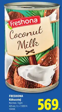Lidl Freshona kókusztej ajánlat