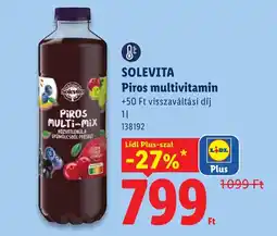 Lidl Solevita piros multivitamin ajánlat
