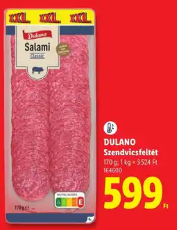 Lidl Dulano szendvicsfeltét ajánlat