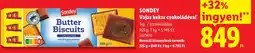 Lidl Sondey butter biscuits ajánlat