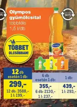 Metro Olympos gyümölcsital ajánlat
