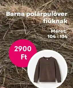 Pepco Rude Heart barna polárpulóver ajánlat