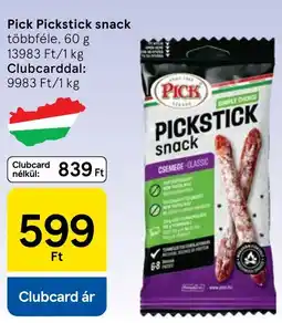 Tesco Pick snack ajánlat