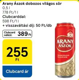Tesco Arany ászok ajánlat