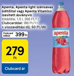 Tesco Apenta light szénsavas üdítőital ajánlat