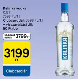 Tesco Kalinka vodka ajánlat
