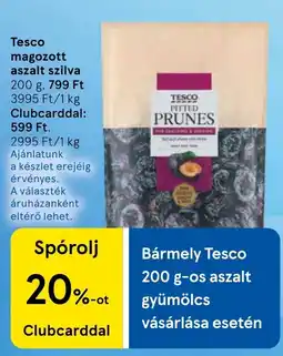 Tesco Tesco aszalt szilva ajánlat