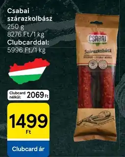 Tesco Csabai szárazkolbász ajánlat
