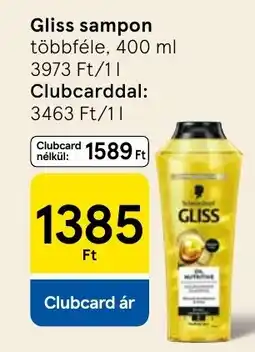 Tesco Gliss sampon ajánlat