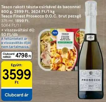 Tesco rakott tészta