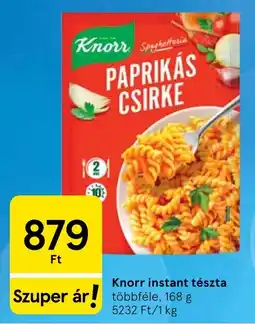 Tesco Knorr instant tészta ajánlat