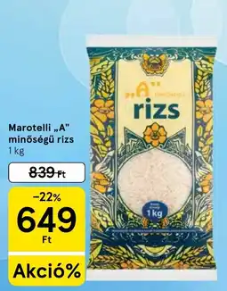 Tesco Marotelli rizs ajánlat