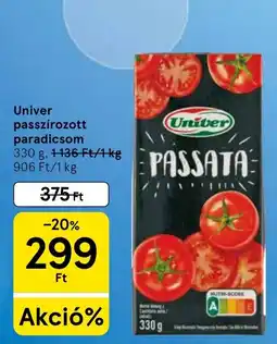 Tesco Univer passzírozott paradicsom ajánlat