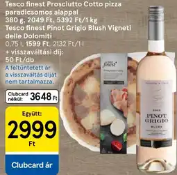 Tesco Tesco finest Prosciutto Cotto pizza ajánlat