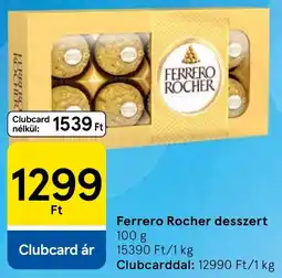 Tesco Ferrero rocher desszert ajánlat