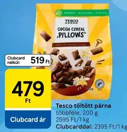 Tesco Tesco töltött párna ajánlat