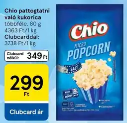 Tesco Chio micro popcorn ajánlat