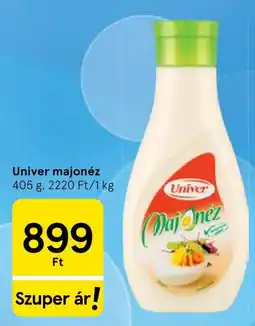 Tesco Univer majonéz ajánlat