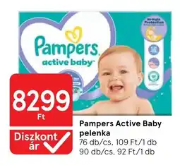 Tesco Pampers active baby pelenka ajánlat