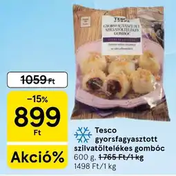 Tesco Tesco gyorsfagyasztott szilvátöltelékes gombóc ajánlat