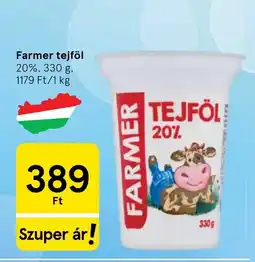 Tesco Farmer tejföl ajánlat