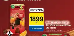Tesco Air Wick aromadiffúzor utántöltő ajánlat