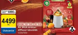 Tesco Air Wick aroma-diffúzor készülék ajánlat