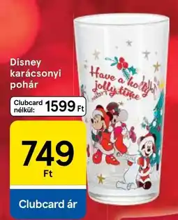 Tesco Disney karácsonyi pohár ajánlat