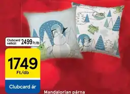 Tesco Mandalorian párna ajánlat
